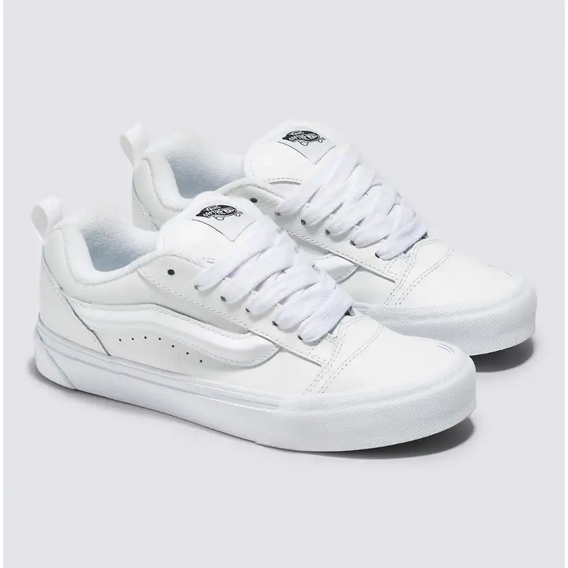 Vans knu skool “Leather True White”