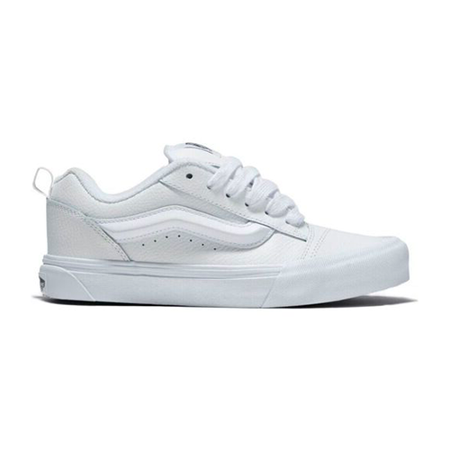 Vans knu skool “Leather True White”