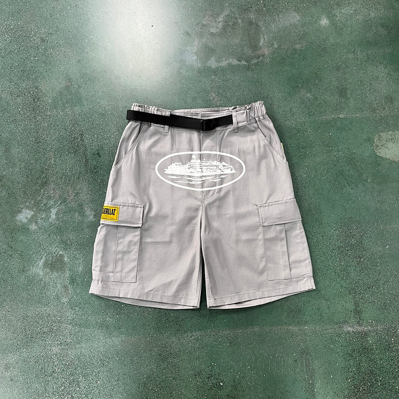 Short Cargo Corteiz Cinza