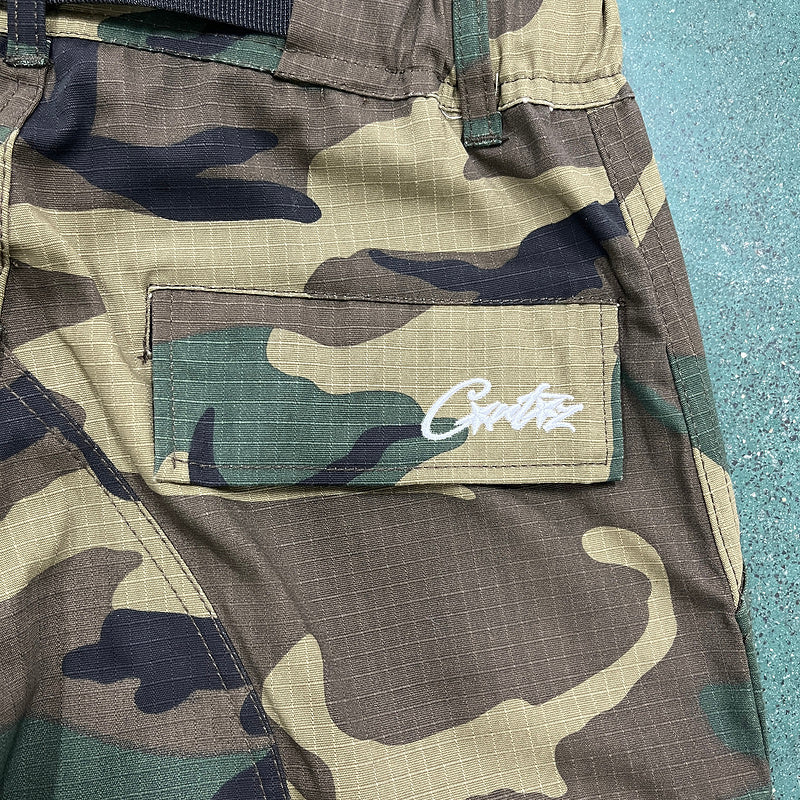 Calça Corteiz Cargo Camuflada