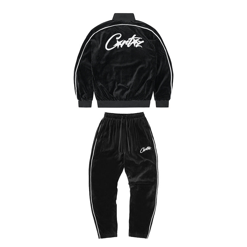 Conjunto Corteiz Black Velour