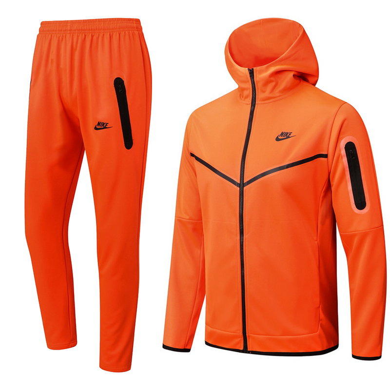 Conjunto Nike Tech Fleece "Laranja"