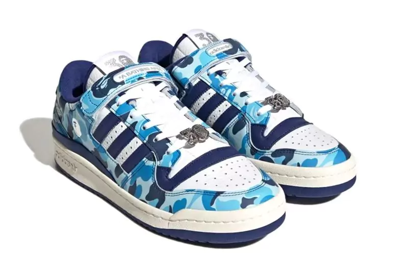 Bape X Forum low 30TH ANNIVERSARY "Blue"