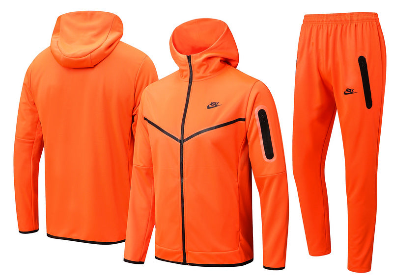 Conjunto Nike Tech Fleece "Laranja"