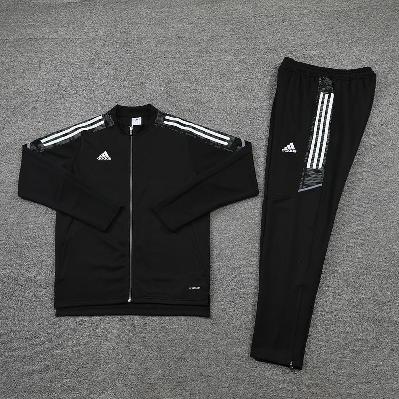 Conjunto Dri Fit Adidas "Preto e Cinza"