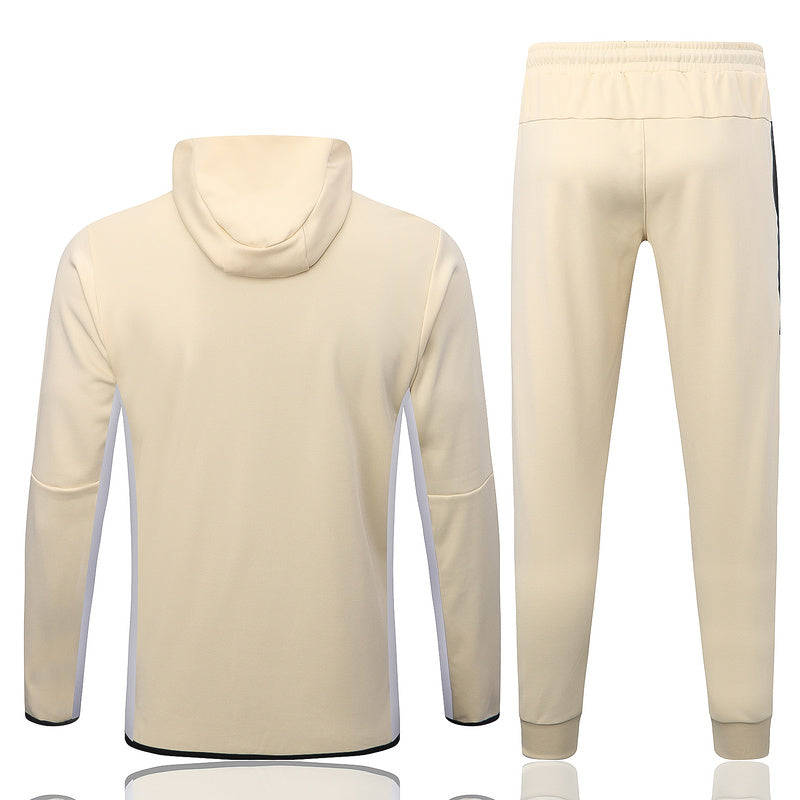 Conjunto Nike Tech Fleece "Bege e Branco"