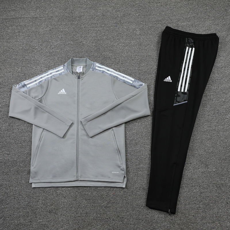 Conjunto Dri Fit Adidas "Cinza"