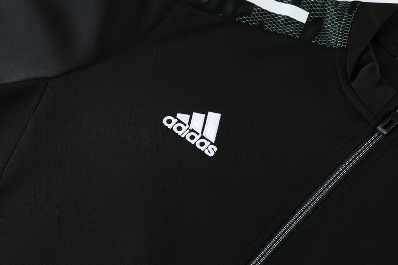 Conjunto Dri Fit Adidas "Preto e Cinza"