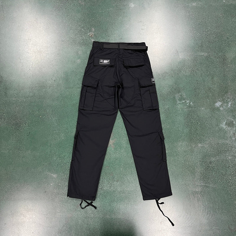 Calça Corteiz Cargo Triple Black