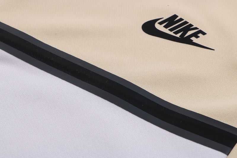 Conjunto Nike Tech Fleece "Bege e Branco"