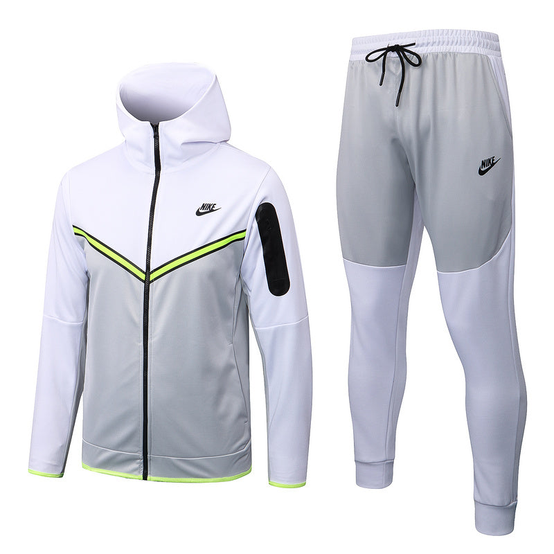 Conjunto Nike Tech Fleece "Verde e Cinza"