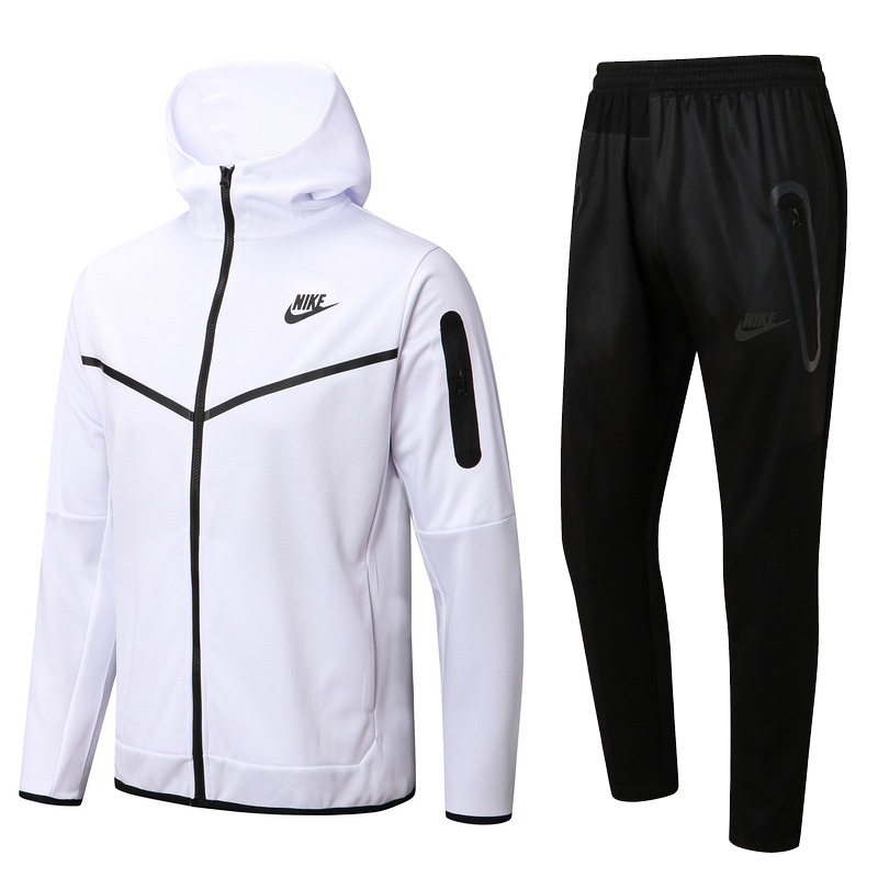 Conjunto Nike Tech Fleece "Branco e Preto"