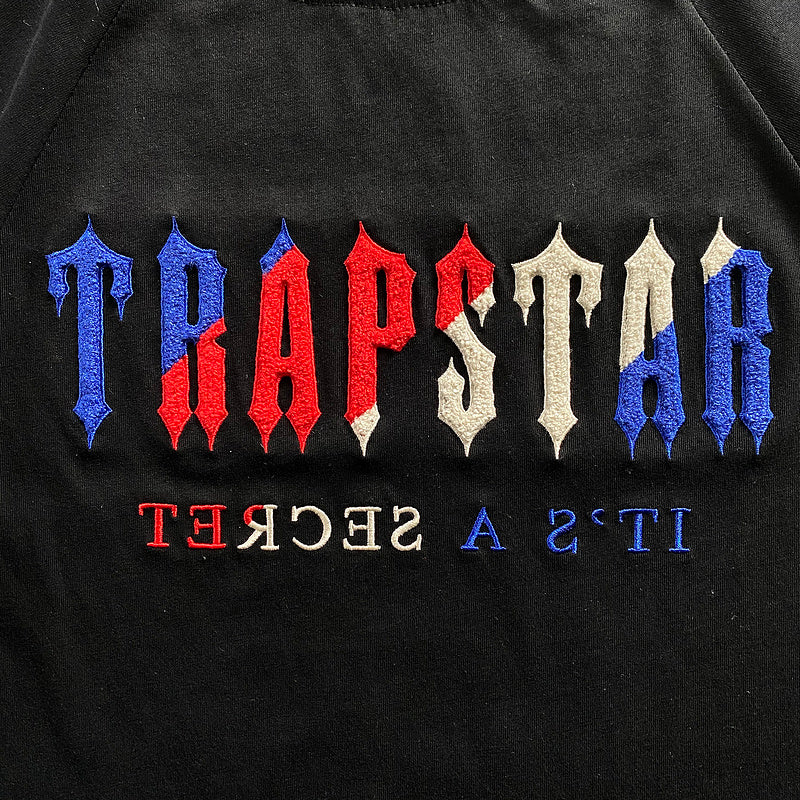 Conjunto Trapstar Verão Cinza Preto Francê