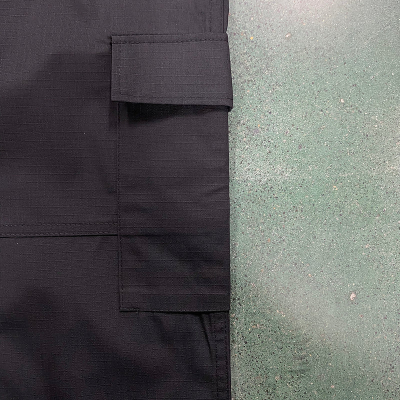 Calça Corteiz Cargo Preto com Roxo