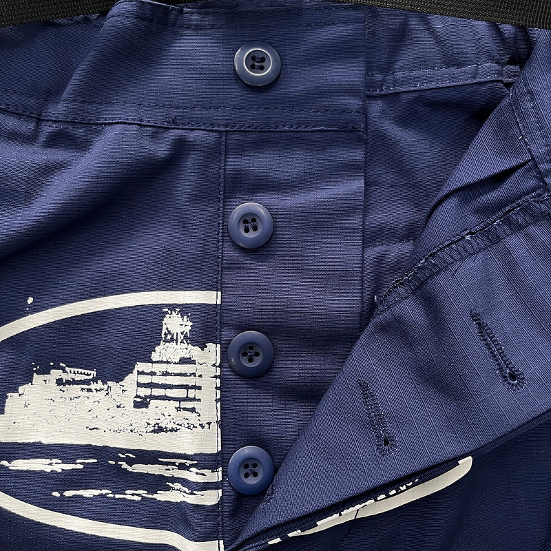 Calça Corteiz Cargo Azul Marinho