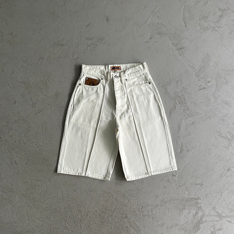 Jorts Jeans Corteiz "Branco"