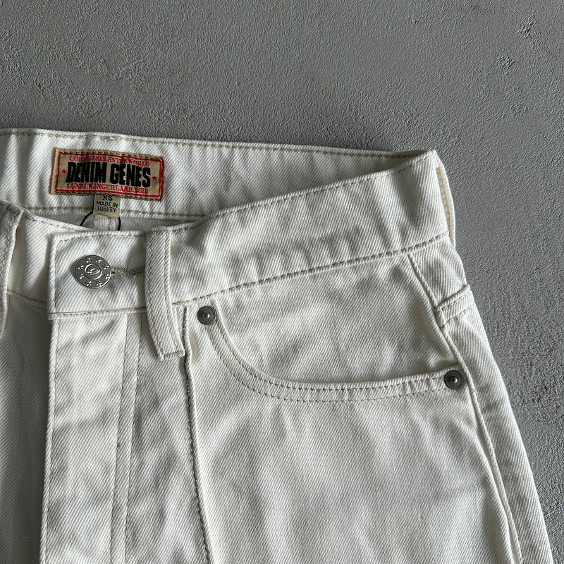 Jorts Jeans Corteiz "Branco"