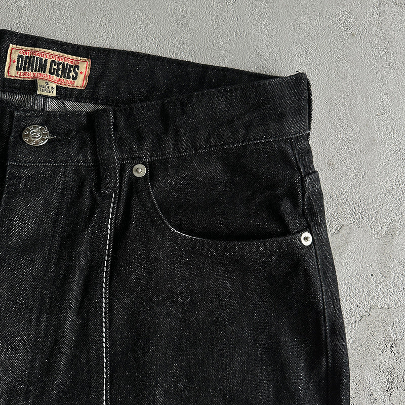 Jorts Jeans Corteiz "Preto"