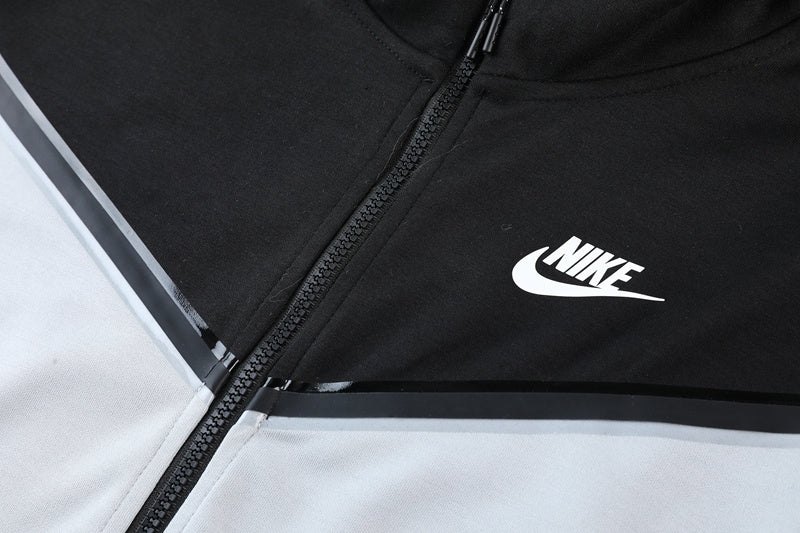 Conjunto Nike Tech Fleece "Preto e Cinza"