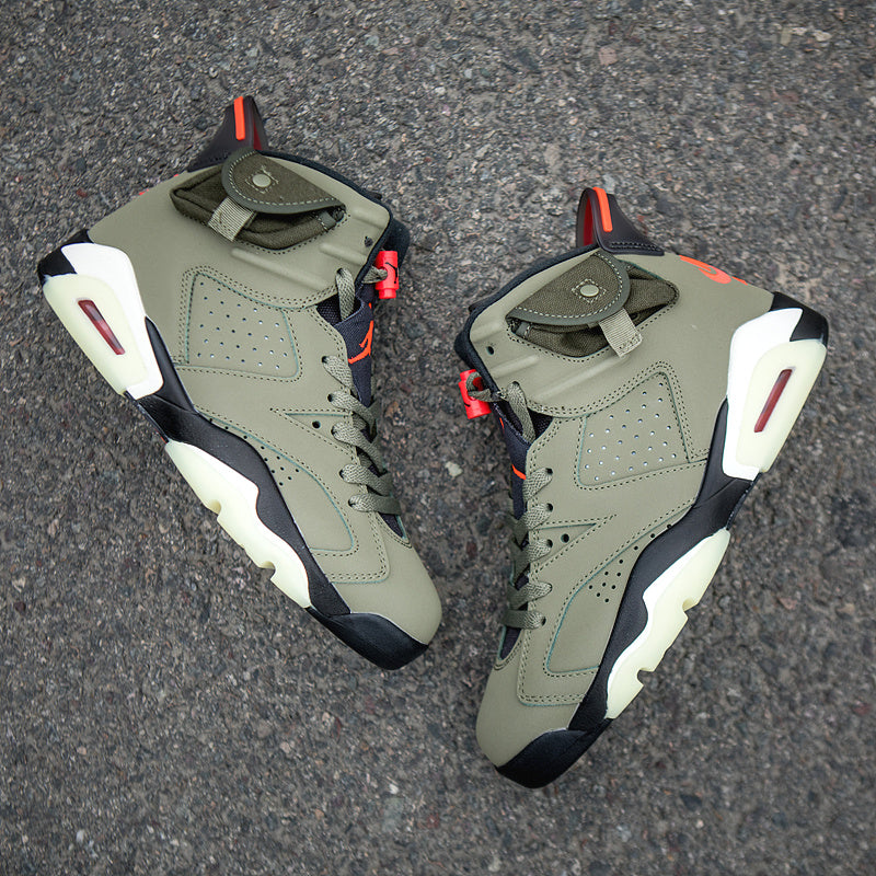 Travis Scott X Air Jordan 6 “Olive“