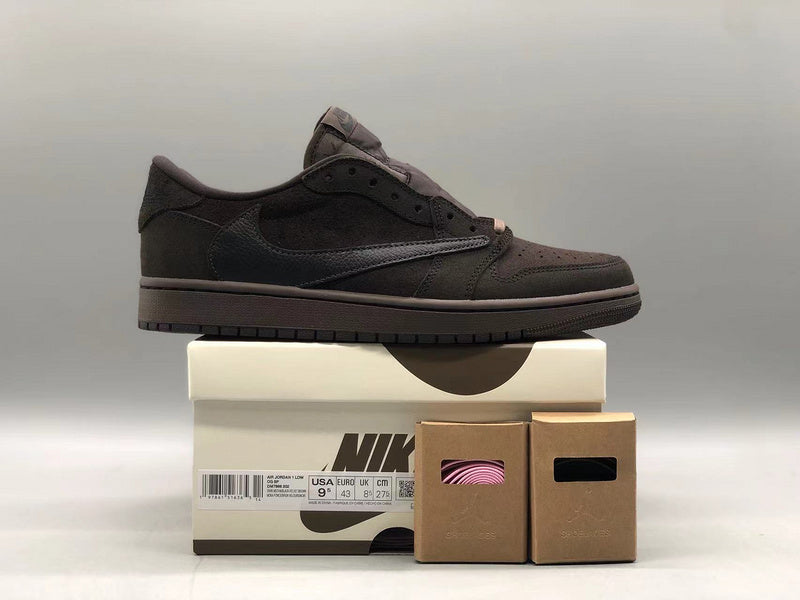 Travis Scott x Air Jordan 1 Low "Velvet Brown"